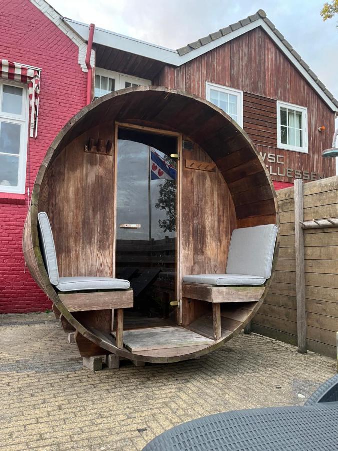 Landzicht Vakantiehuis Aan De Fluessen Elahuizen Exteriér fotografie